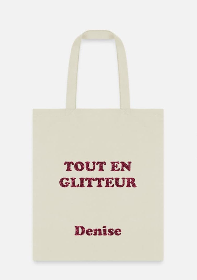 Sac fourre-tout - TOUT EN GLITTEUR